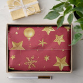 Schitterend helder op kerstavond tissuepapier (Geschenk)