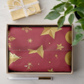 Schitterend helder op kerstavond tissuepapier (Geschenk)