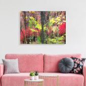 Schitterend herfstlandschap foto op canvas afdruk (Insitu (Woonkamer))