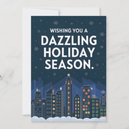 Schitterend Holiday Seizoen - Kerstmis Wenskaart Feestdagenkaart