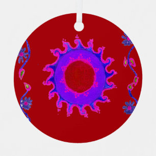 Schitterend India Motif Mendi Art Design Ornament