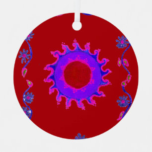 Schitterend India Motif Mendi Art Design Ornament