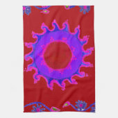 Schitterend India Motif Mendi Art Design Theedoek (Verticaal)