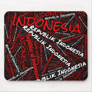 Schitterend Indonesisch vlagkleurentriotticum Muismat