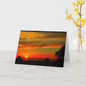 Schitterend Jubileum van zonsopgang tot zonsonderg Kaart (Gele Bloem)