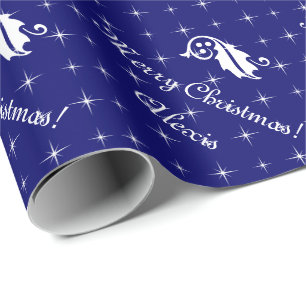 Schitterend kerstpapier met glans cadeaupapier