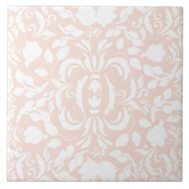 Schitterend keukendecor William Morris roze wit Tegeltje