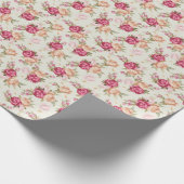 Schitterend kleurenpony-patroon op groen cadeaupapier (Hoek)