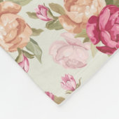 Schitterend kleurenpony-patroon op groen fleece deken (Hoek)