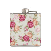 Schitterend kleurenpony-patroon op groen heupfles (Achterkant)