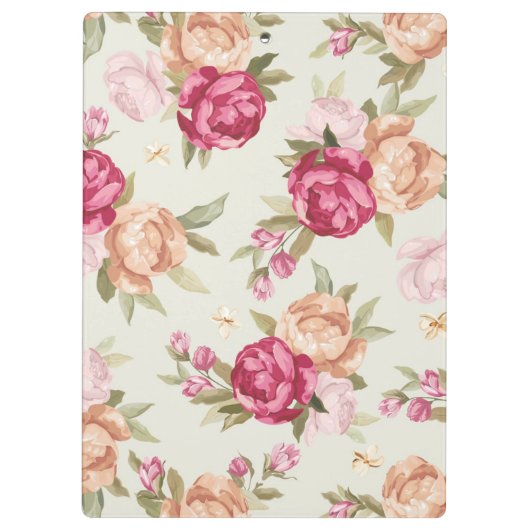 Schitterend kleurenpony-patroon op groen klembord (Achterkant)