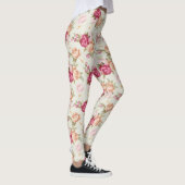 Schitterend kleurenpony-patroon op groen leggings (Rechts)