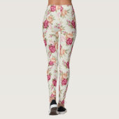 Schitterend kleurenpony-patroon op groen leggings (Achterkant)