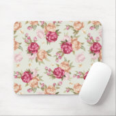 Schitterend kleurenpony-patroon op groen muismat (Met muis)