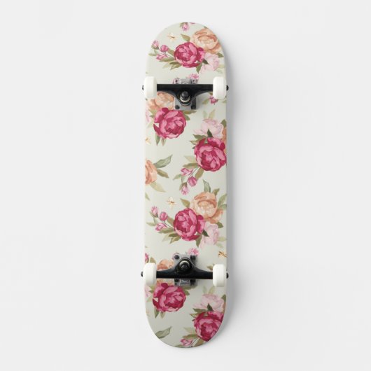 Schitterend kleurenpony-patroon op groen skateboard (Voorkant)