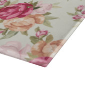 Schitterend kleurenpony-patroon op groen snijplank (Hoek)