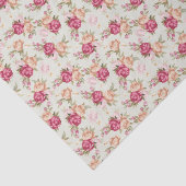 Schitterend kleurenpony-patroon op groen tissuepapier (Detail)