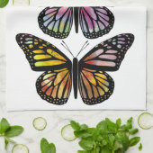 Schitterend kleurrijk 3-patroon van de Waterverf v Theedoek (Gevouwen)