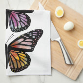 Schitterend kleurrijk 3-patroon van de Waterverf v Theedoek (Quarter Fold)