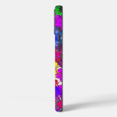 Schitterend kleurrijk, geweldig bloemetjesvormig o Case-Mate iPhone case (Achterkant / Links)