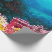 Schitterend kleurrijk vibrant Unsersea Tropisch Ko Cadeaupapier (Hoek)