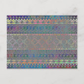 Schitterend, koel en kleurrijk Aztec geometrisch p Briefkaart (Voorkant)