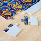 Schitterend kunstpatroon legpuzzel (Zijkant)