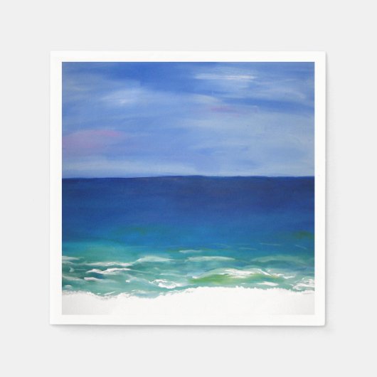 Schitterend kustpapier servet (Voorkant)