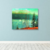 Schitterend landschap canvas afdruk (Insitu (Houten vloer))