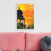 Schitterend landschap canvas afdruk (Insitu (Woonkamer))