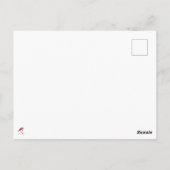 Schitterend landschap met een hoge collage briefkaart (Achterkant)