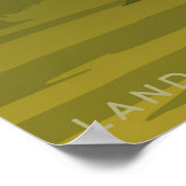 Schitterend landschap poster (Hoek)