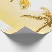 Schitterend landschap van de zee oceaan met silhou cadeaupapier (Hoek)