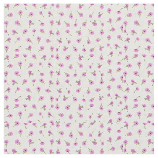 Schitterend lavender Paars Daisy Flower-ontwerp Stof (Close Up)