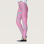 Schitterend Leaf-patroon Leggings (Links)