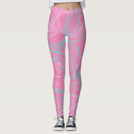 Schitterend Leaf-patroon Leggings