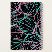 Schitterend Leaf-patroon Notitieboek (Achterkant)