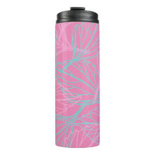 Schitterend Leaf-patroon Thermosbeker