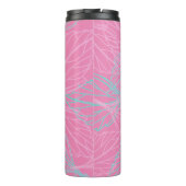 Schitterend Leaf-patroon Thermosbeker (Achterkant)