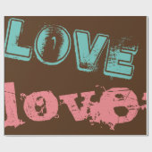 Schitterend, LICHAMELIJK, VRIENDELIJK, VEELGROENDE Cadeaupapier (Vlak)