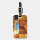 Schitterend licht bagagelabel (Voorkant verticaal)