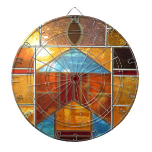 Schitterend licht dartbord