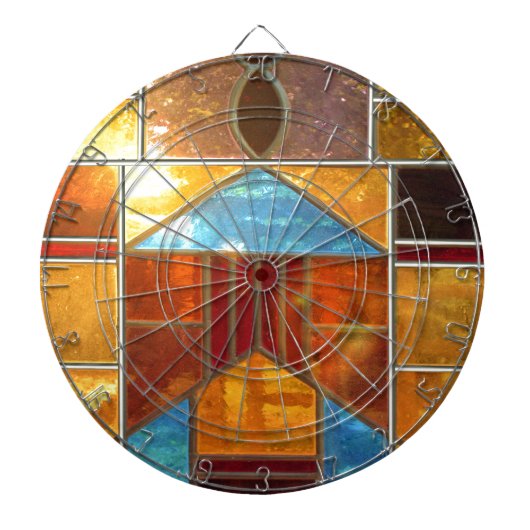 Schitterend licht dartbord (Voorkant)