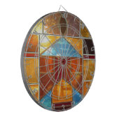 Schitterend licht dartbord (Voorkant Links)