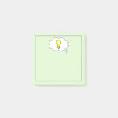 Schitterend licht ideaal vierkant post-it® notes (Voorkant)