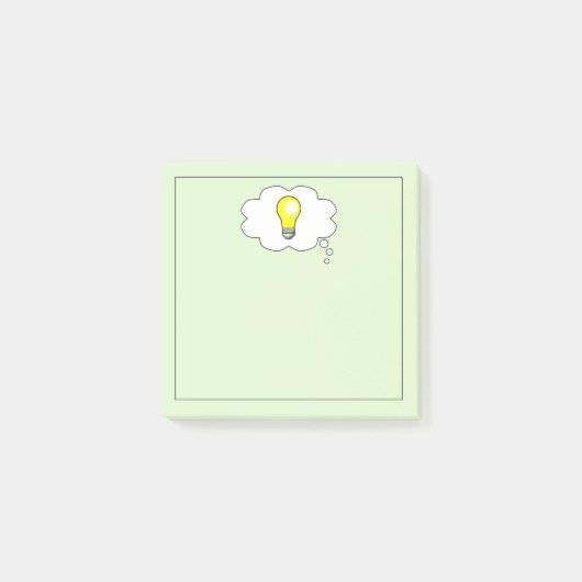 Schitterend licht ideaal vierkant post-it® notes (Voorkant)