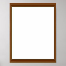Schitterend Lijst van hout - opvallend ongelooflij Poster