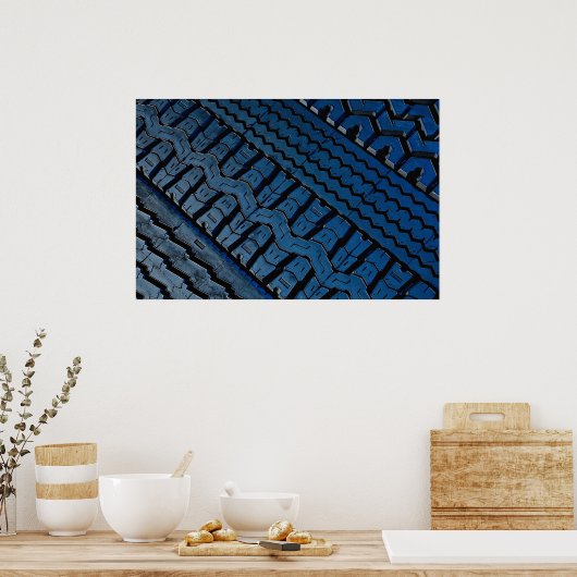 Schitterend loopvlakpatroon poster (Keuken)