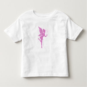 Schitterend meisje-fee-silhouet kinder shirts
