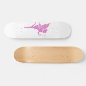 Schitterend meisje-fee-silhouet persoonlijk skateboard (Horizontaal)